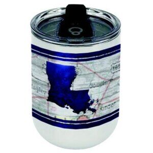Louisiana 18 Oz. Stainless Steel Tumbler with Lid